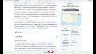 Wikipedia link: WPVI-TV in Philadelphia, PA to WCSH-TV in Portland, ME