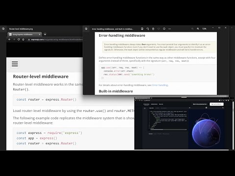 Using middleware: Router