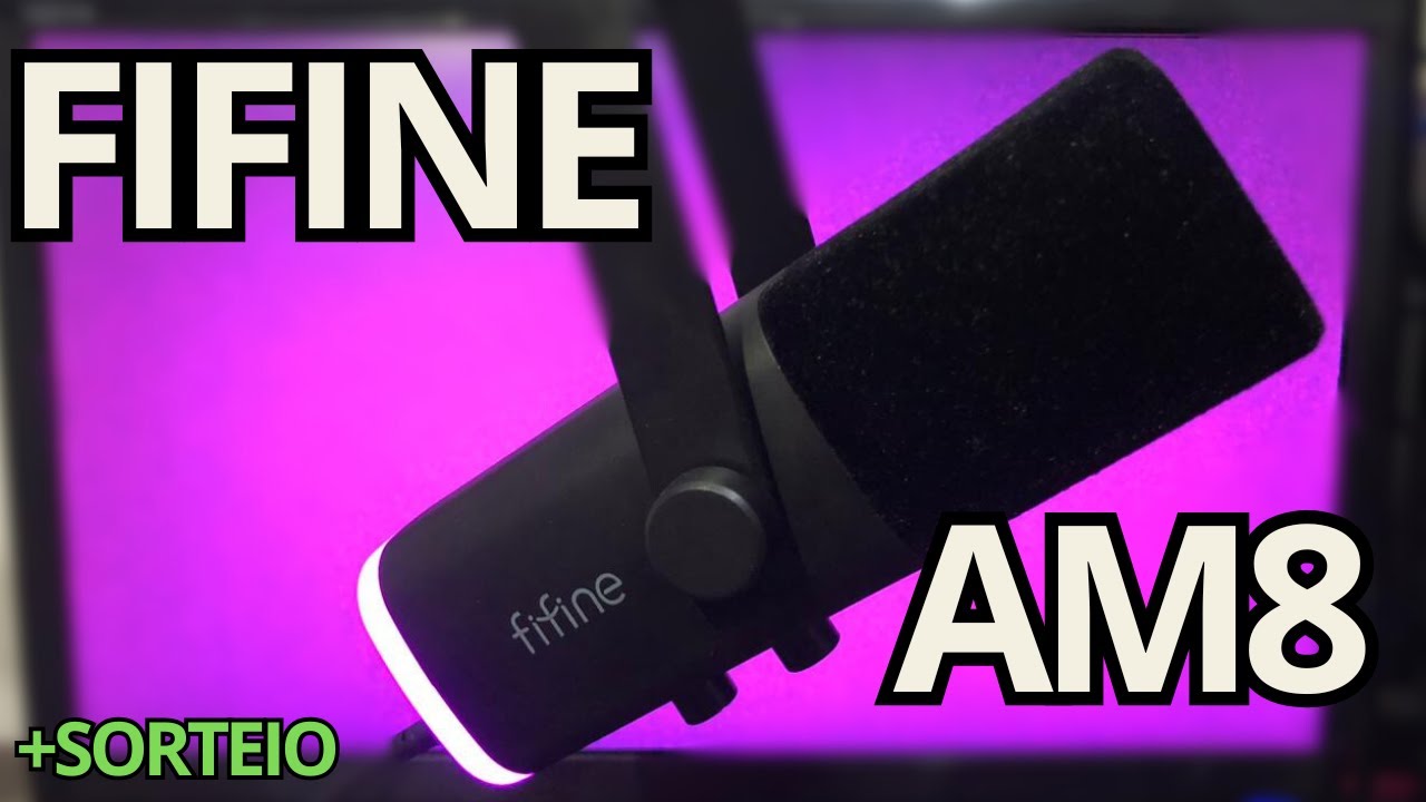 Unboxing Microfone Fifine AM8 + resultado do SORTEIO