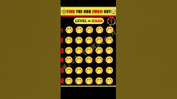 Memory Test 🤯 || Find The Odd Emoji Out || Emoji Puzzle Quiz 🤓 || #viral #shorts #quiztime