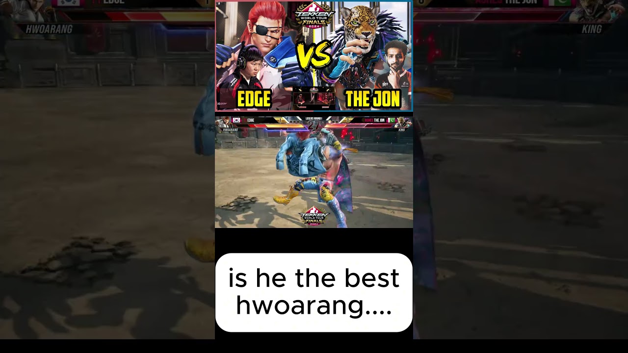 Rivalry Battle🔥 Edge (Hwoarang) 🇰🇷 vs THE JON (King) 🇵🇰 | INSANE Tekken 8- TWT 2024 Showdown!