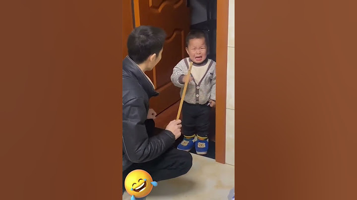 🤣 baby crying after daddy scolding him😅🤣 #shorts