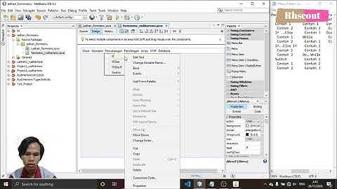 Membuat Form Menu Utama Java Neatbens (Part 1)