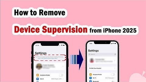 How to Remove Device Supervision from iPhone 2025 [Without Passcode]