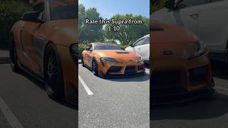 Supra With Wild Mods Spotted. |#shorts #jdm #carbonfiber