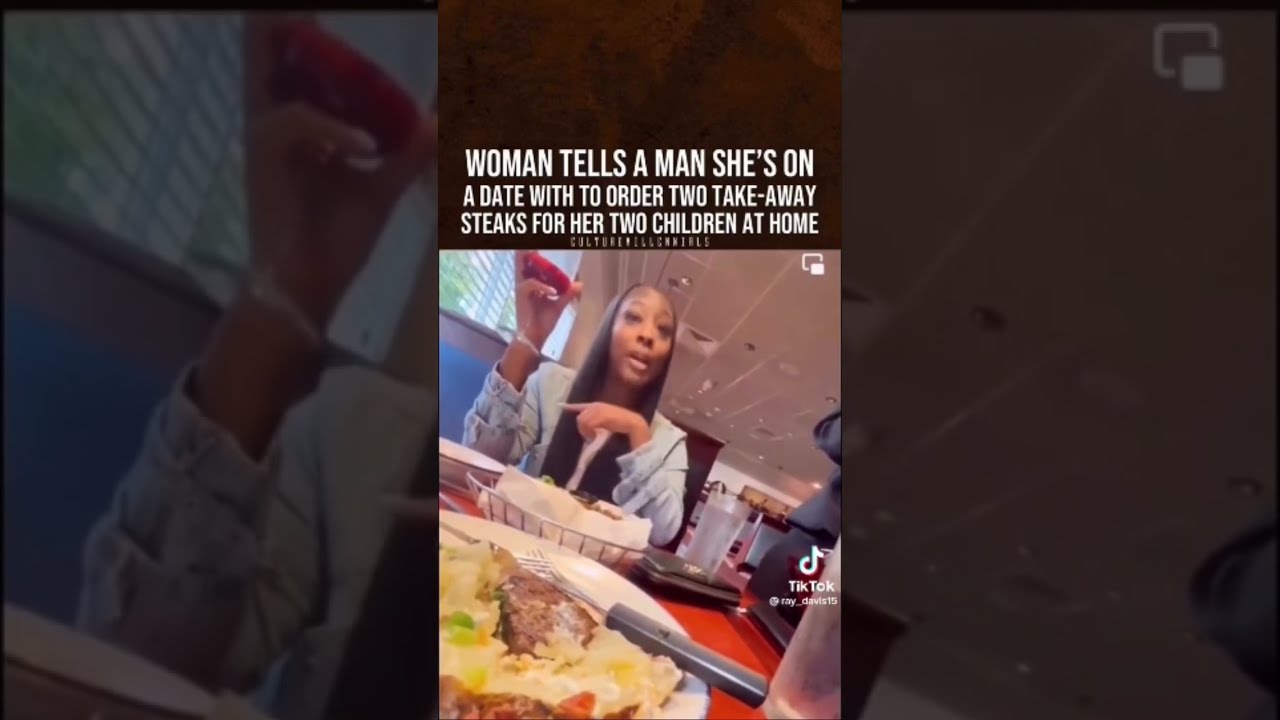 Lady Wanted Man To Pay For Kids Food Gets Rejected Woman Restaurant Privileged