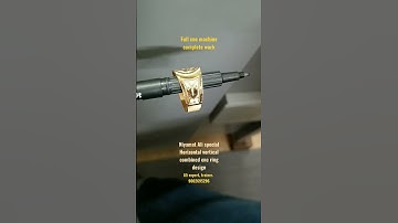 #shorts #cnc ring design // horizontal vertical combined cnc ring design, ali special ring design,
