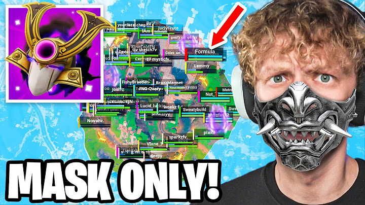 I Hosted A ONI MASK Only Tournament In Chapter 6 Fortnite! (Newest Weapon)