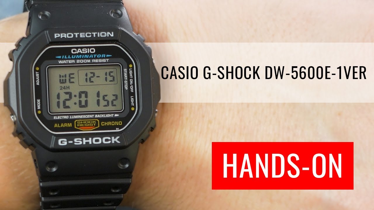 HANDS-ON: Casio G-Shock - YouTube