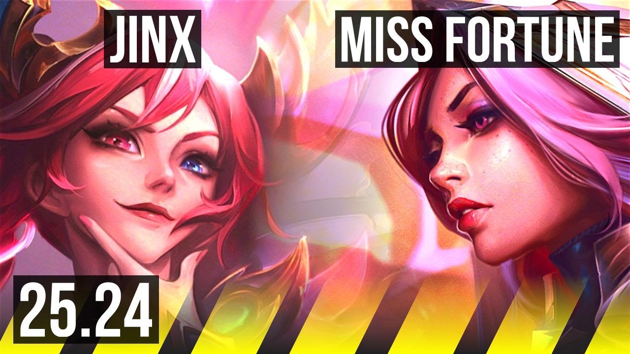 JINX & Shen vs MISS FORTUNE & Blitzcrank (ADC) | NA Master | 25.24