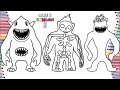 Coloring Pages GARTEN of BANBAN Chapter 3 | How to color New Monsters | 3rd Prototype - Renegade