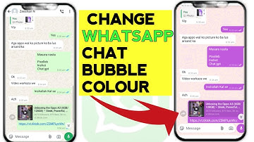 WhatsApp Chat Bubble Ka Colour Kaise Change Kare?|2025 | Apne WhatsApp Ko Customize Kare