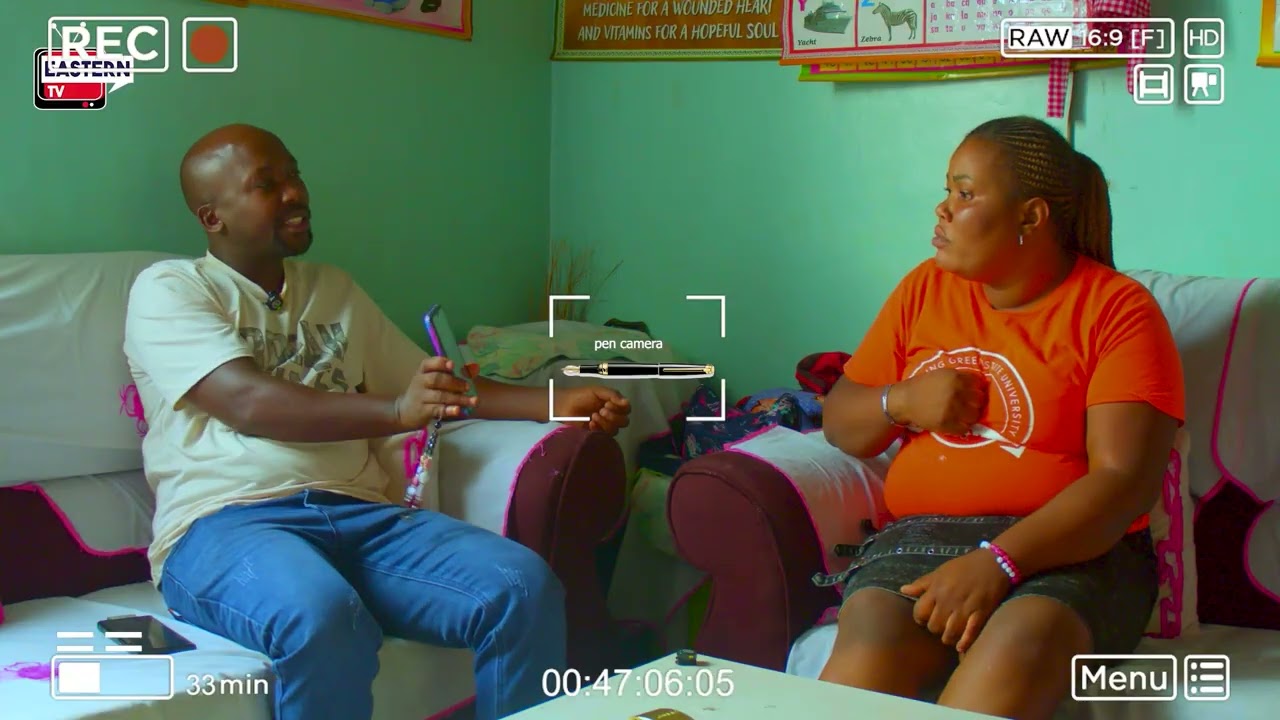 Mama Patrick is ready to show us the soil she got from mganga 