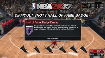 NBA 2K17 Difficult Shots HALL OF FAME Tutorial!