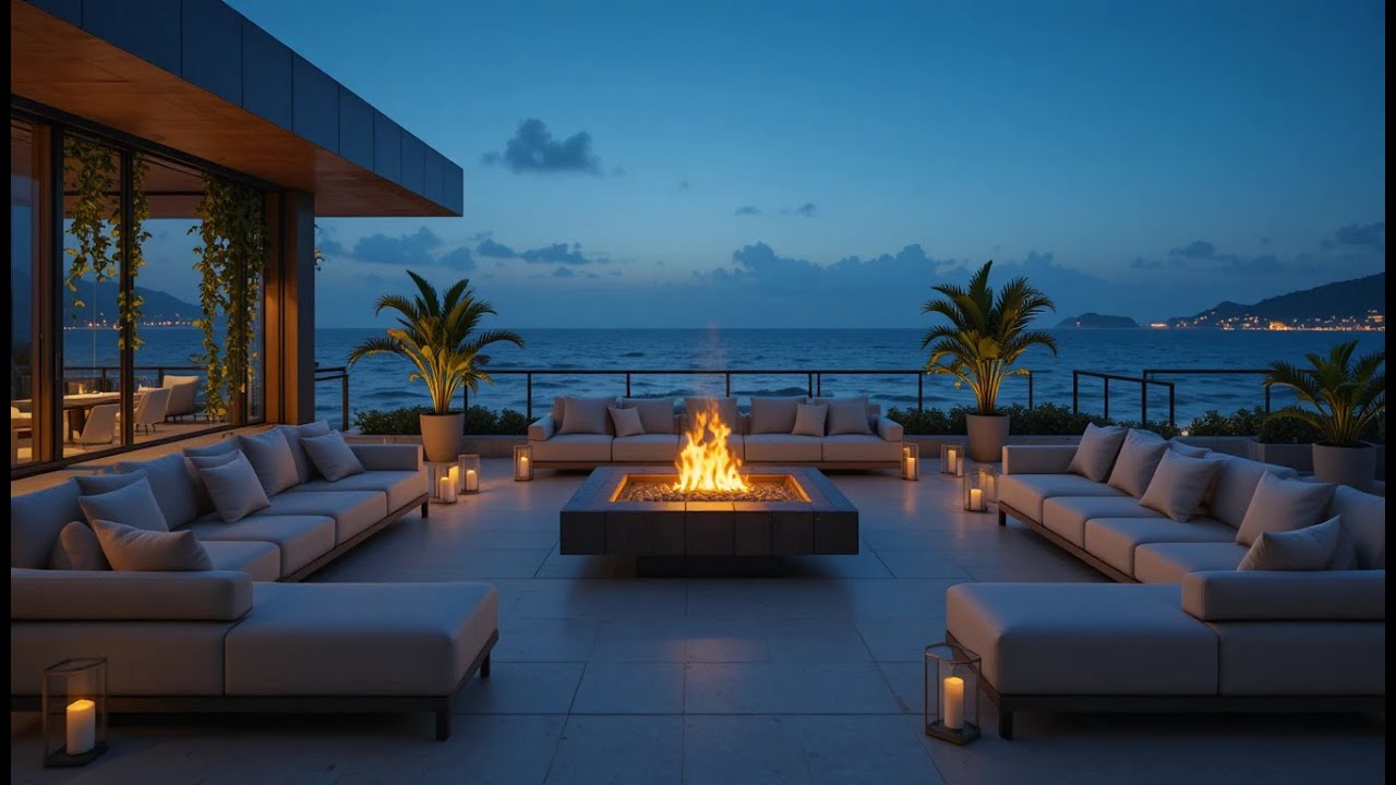 Deep House Mix | Tropical Beach Night Vibes - Chillout Music for Relaxation & Study 🎧🌃