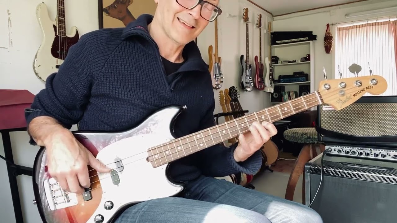 C7 mixolydian scale BASS exercise/lick