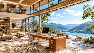 Smooth Jazz on a Spring Morning for Deep Work & Concentration | Relaxing Piano & Nature View
