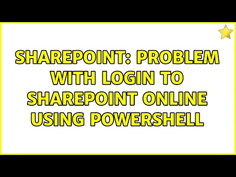 Sharepoint: Problem with login to Sharepoint Online using Powershell (2 Solutions!!)