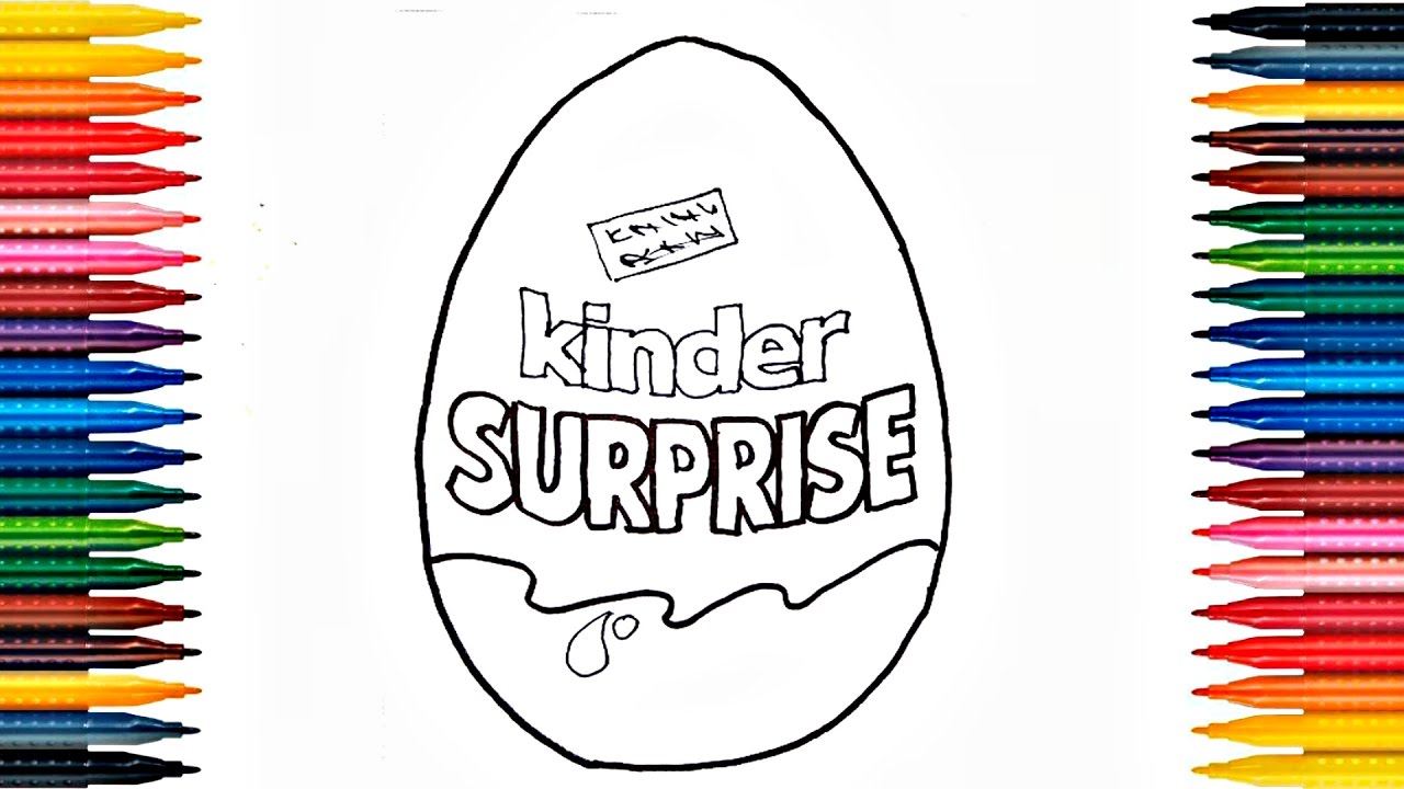 Drawing Kinder Surprise How to Draw Surprise Egg and ...