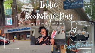 Spend a bookish day with me! ✨Independent Bookstore Day 2025 VLOG✨ + Indie Bookstore “mini” haul