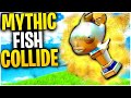 What Happens When TWO MYTHIC GOLDFISH COLLIDE IN MID-AIR? | Mythic Goldfish Fortnite Mythbusters!