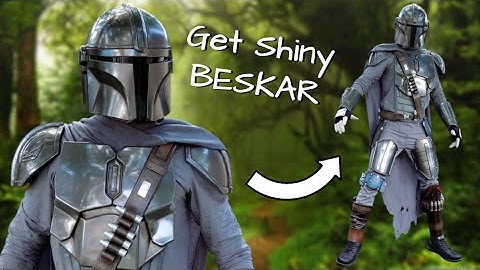 Turn FOAM Into BESKAR | Paint Your Own Foam MANDALORIAN ARMOR | With Templates
