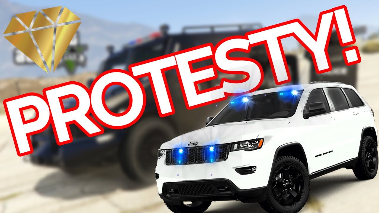 FIVEM - PROTESTY! | @DiamondCrew