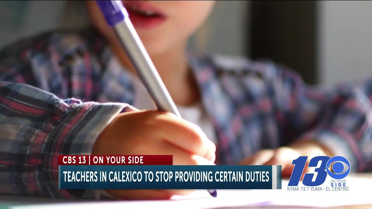 Calexico teachers to opt out of some school activities as salary negotiations stall