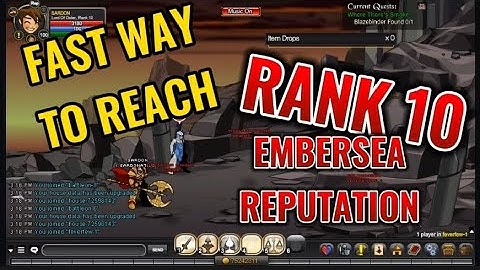 AQWorlds - Fast way to reach RANK 10 Embersea Reputation 2024