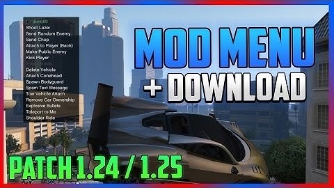 How To Install ModMenu GTA 5 1.24/1.25