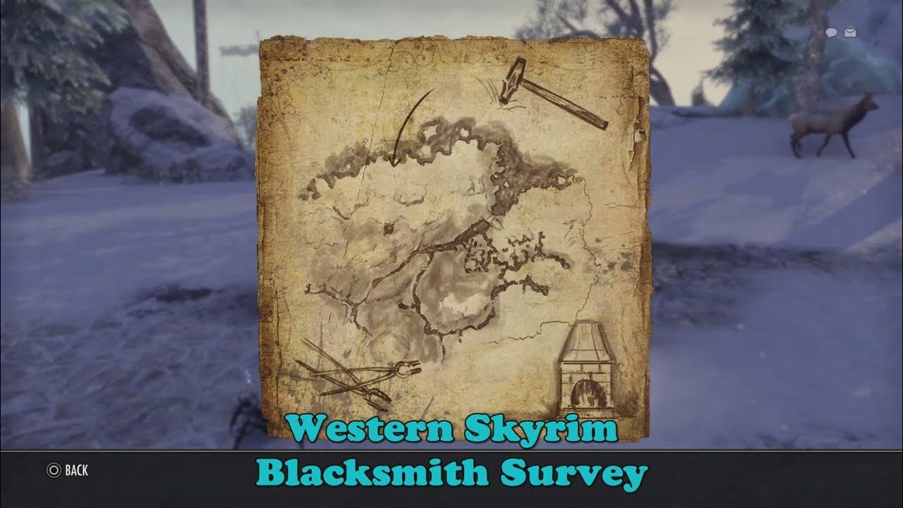 ESO Western Skyrim Blacksmith Survey, Location, The Elder Scrolls
