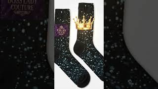 BOSS LADY CREW SOCKS 👑 https://www.zazzle.com/boss_lady_couture_crew_socks-256342245382317067