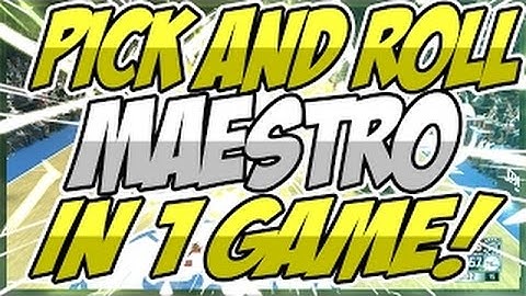 HOW TO GET PICK AND ROLL MAESTRO NBA 2K17! EASIEST METHOD!