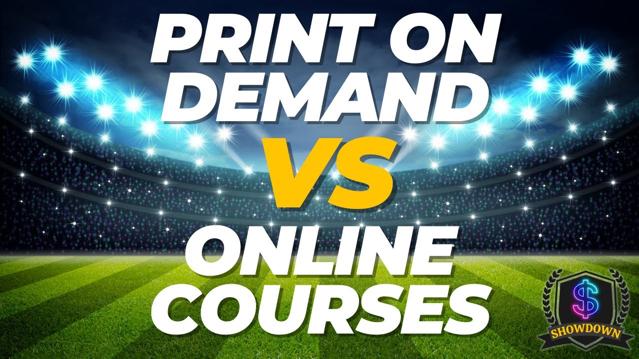 Side Hustle Showdown: Print on Demand VS Online Courses (Shorts Live)