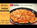 Chicken Pizza Making||How I Make Pizza in a easy way||Easy Pizza Making||Amruthapranay||Pranay.
