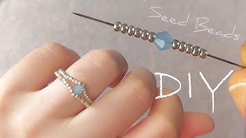 Easy Beaded Ring Tutorial: How to Make Simple Beaded Ring