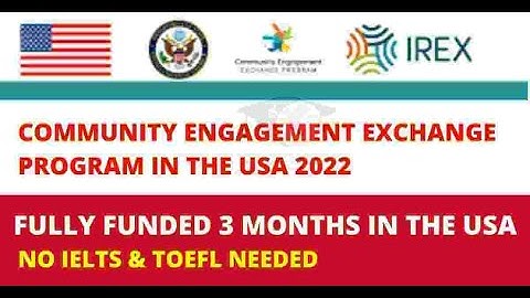 Community Engagement Exchange Program USA 2022 | Fully Funded