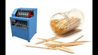 toothpick making machine|automatic bamboo toothpick making machine