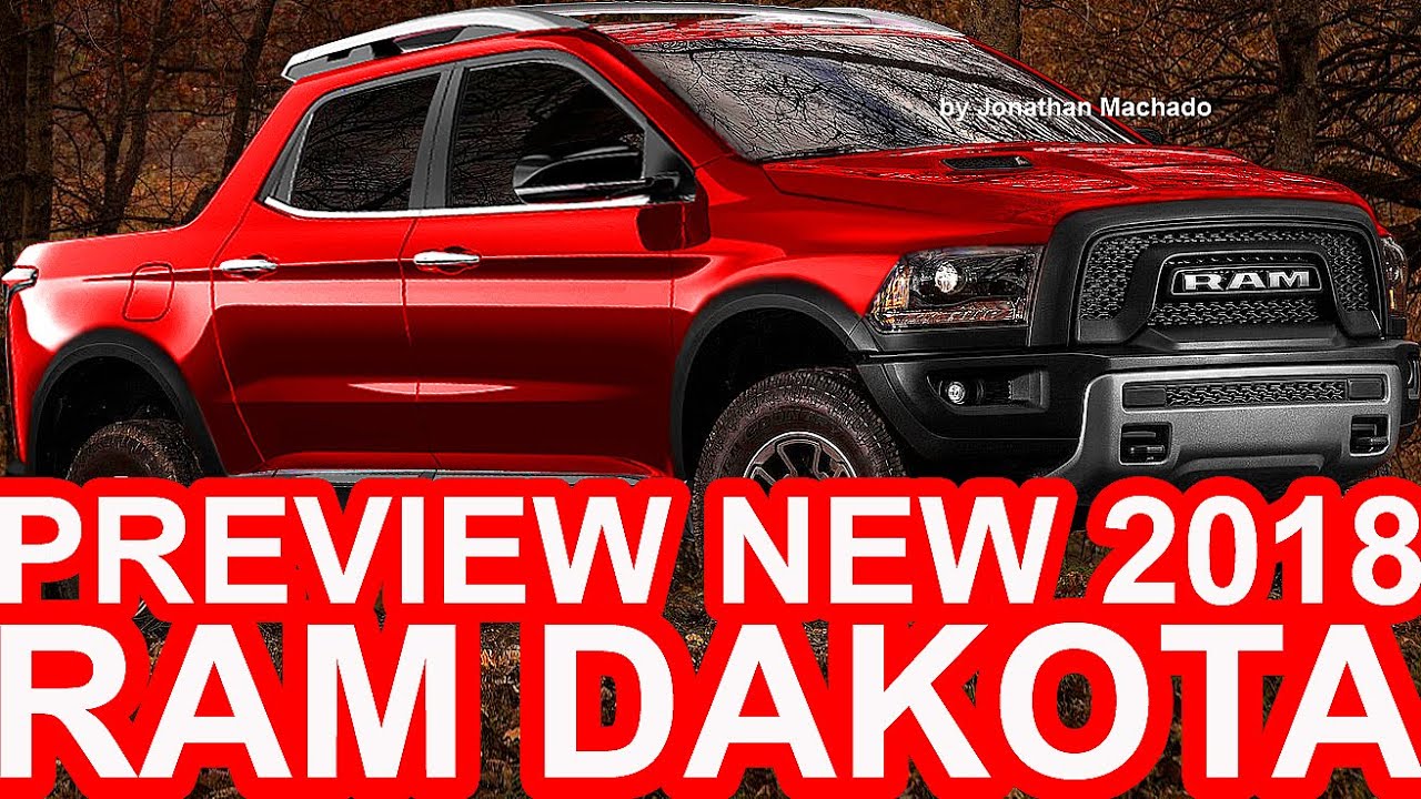 PRÉVIA Nova Ram Dakota Rampage 2018 @ Fiat Toro - YouTube