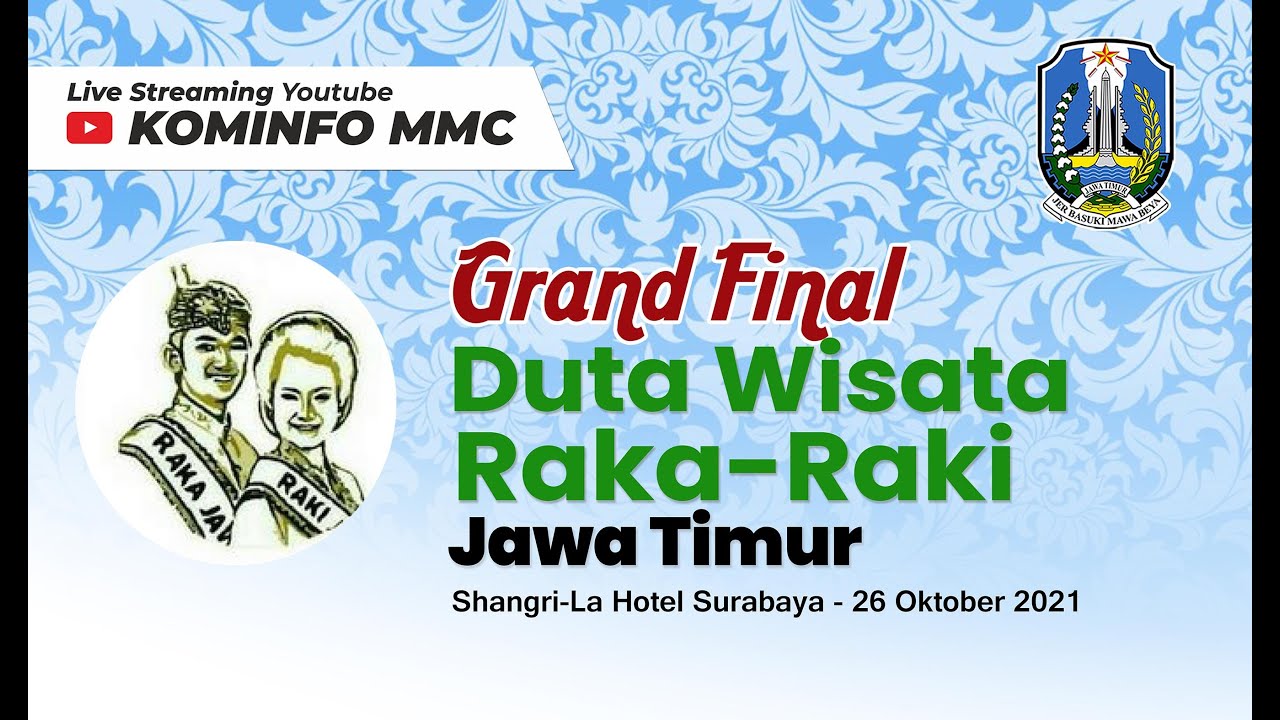 🔴 LIVE- Malam Grand Final Duta Wisata Raka Raki Jawa Timur Tahun 2021