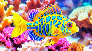 The Best 4K Aquarium - Dive Into The Mesmerizing Underwater Realm, Sea Jellyfish, Coral Reefs