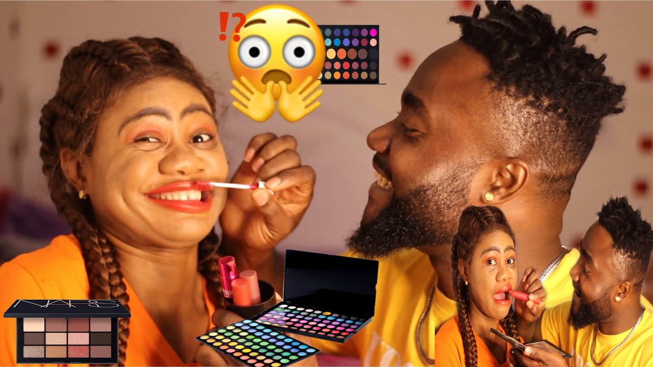 MY LDR BOYFRIEND DOES MY MAKEUP | WATCH BABE DO MY MAKE UP 😂 | Kash Rox