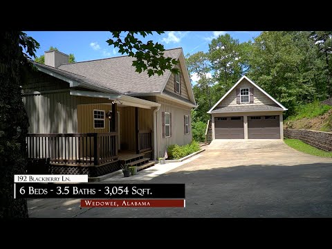 192 Blackberry Ln, Wedowee, AL home video tour