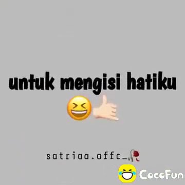 untuk mengisi hatiku