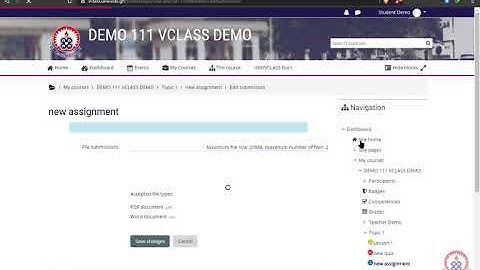 UEW VCLASS Dashboard Features