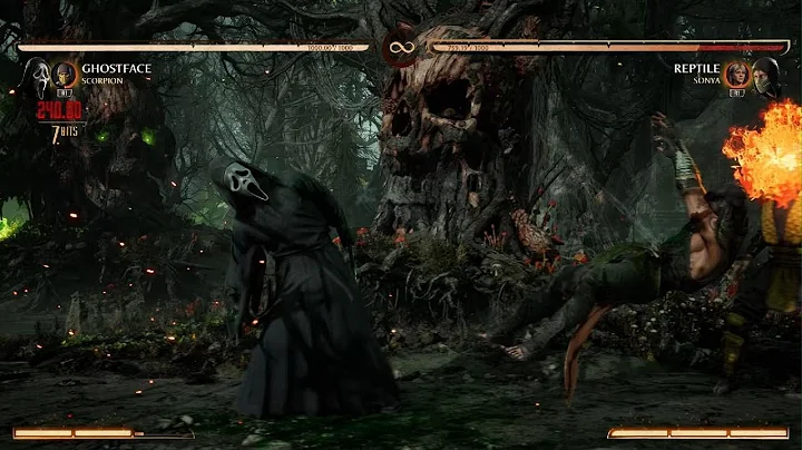 Ghostface 44% 1-bar 👀🔥 #shorts #scorpion #fgc #fightinggames #mk #foryou #combo #fyp #ghostface