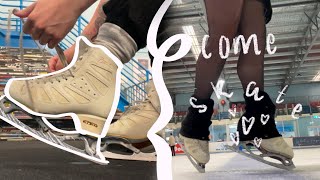 chill figure skating vlog  | mads skates