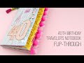 40th Birthday Traveler's Notebook Flip-through // Rosie's Studio