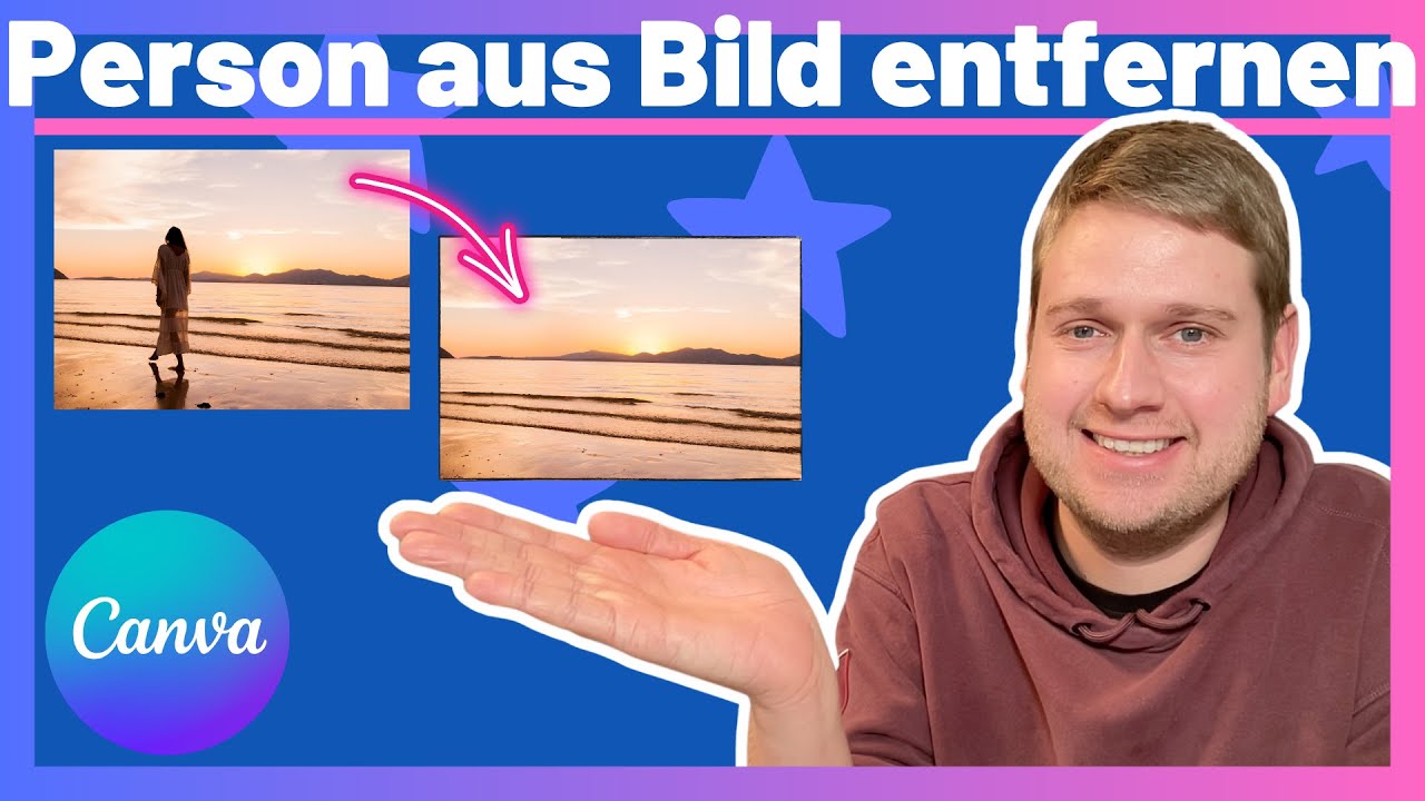 Person aus Bild entfernen mit Canva in 1 Minute (oder