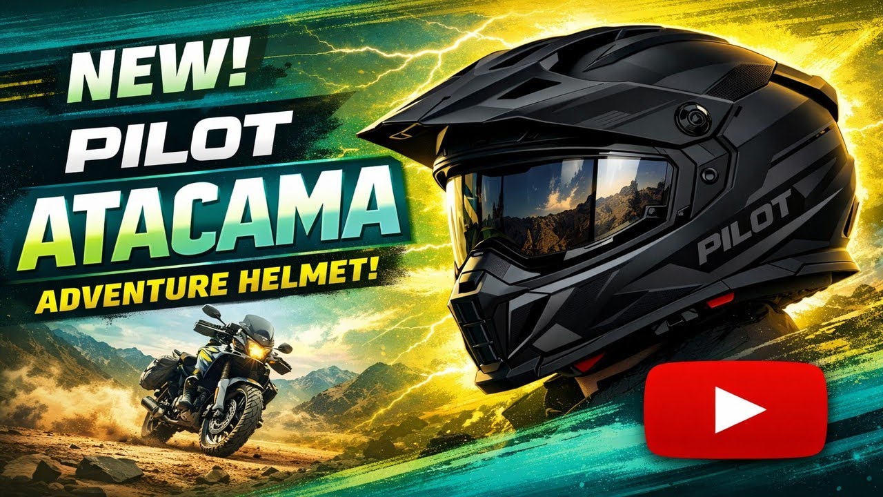 Pilot Atacama SV: Το απόλυτο Adventure κράνος με προδιαγραφές ECE 22.06!!!